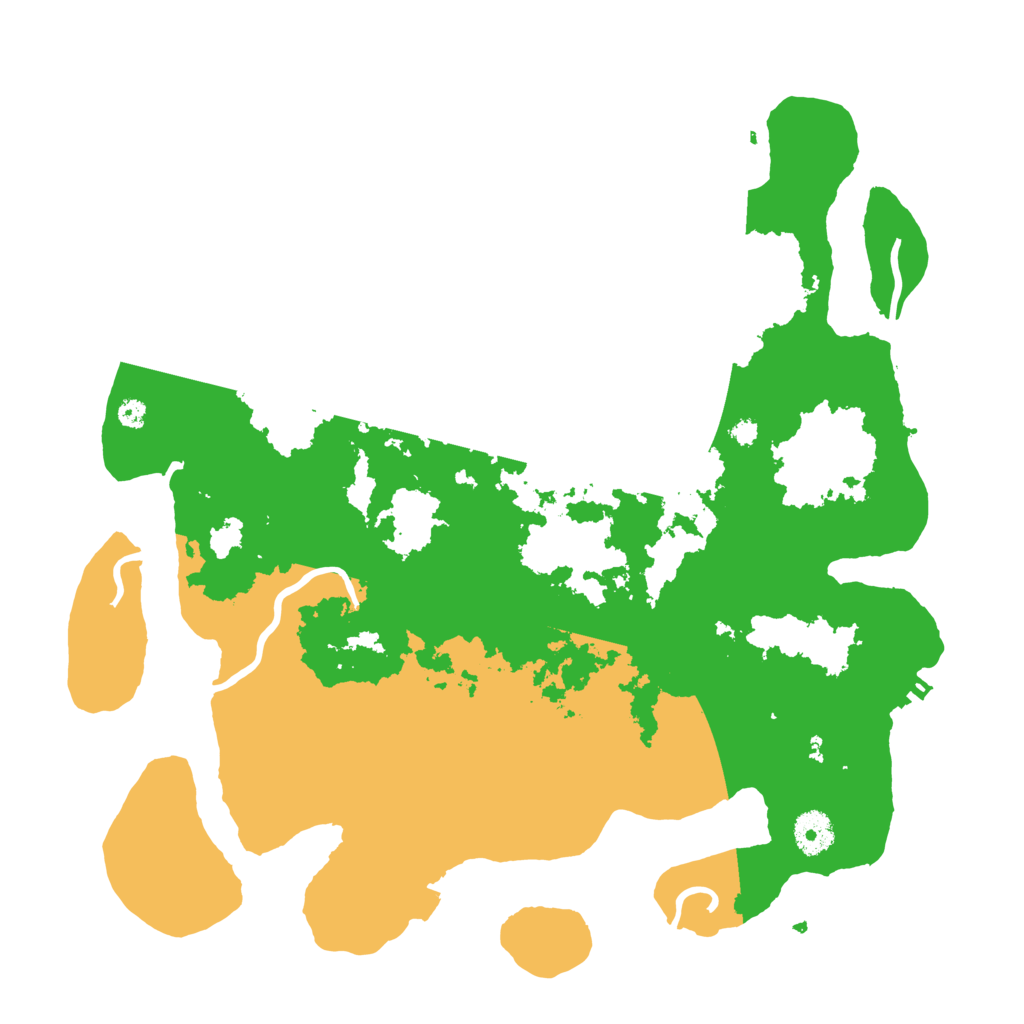Biome Rust Map: Procedural Map, Size: 3700, Seed: 817047255