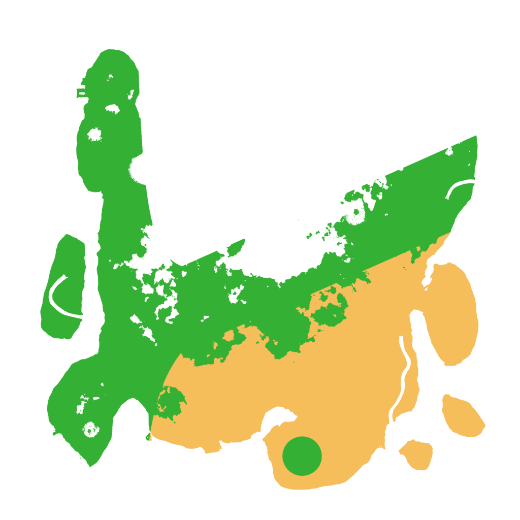 Biome Rust Map: Procedural Map, Size: 3500, Seed: 897351100