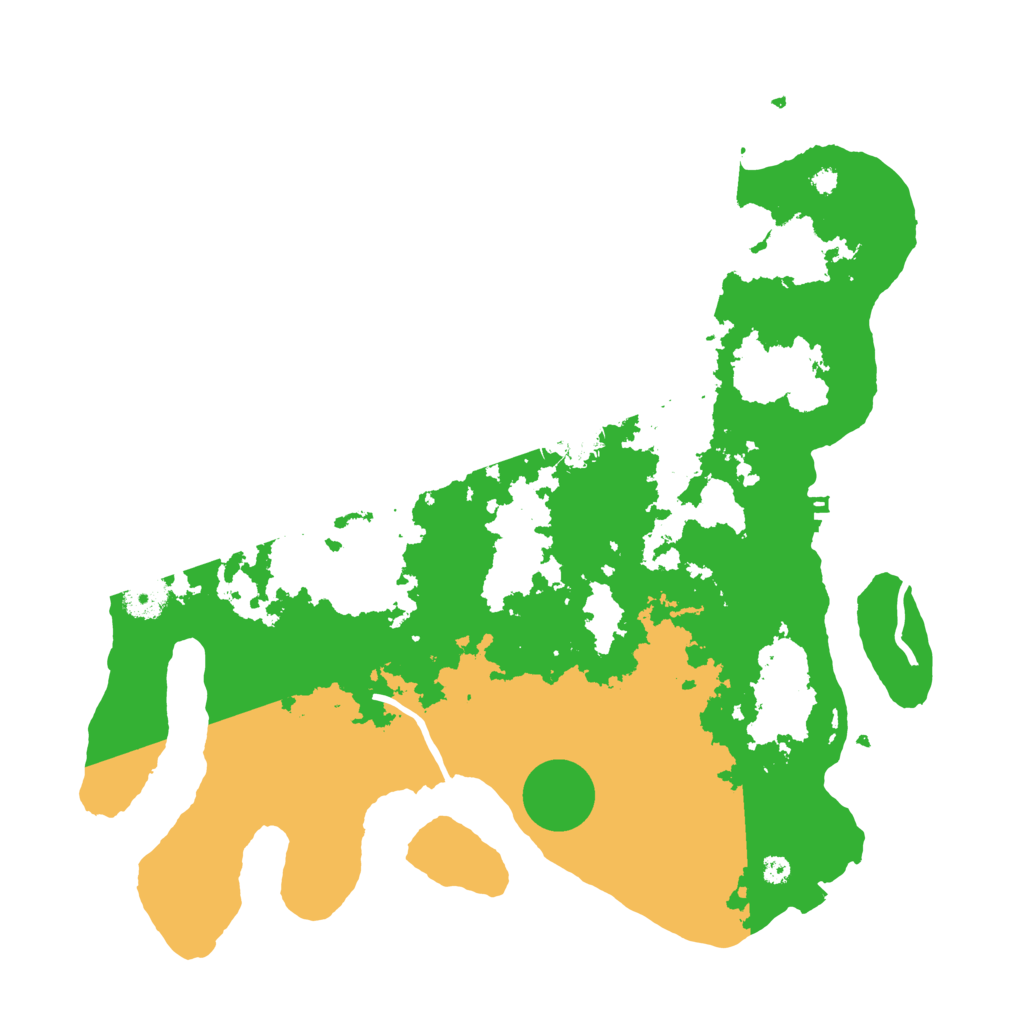 Biome Rust Map: Procedural Map, Size: 3750, Seed: 390726982