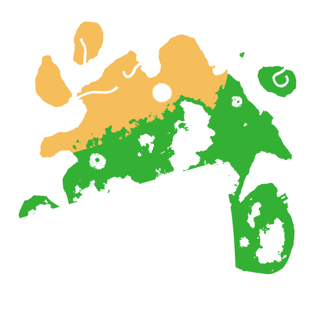 Biome Rust Map: Procedural Map, Size: 3000, Seed: 627810357