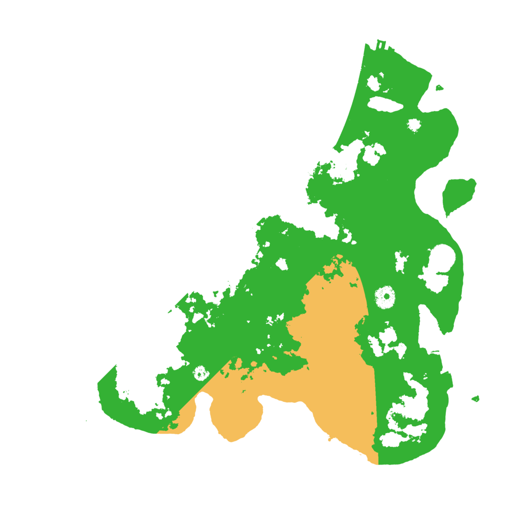 Biome Rust Map: Procedural Map, Size: 3600, Seed: 912953777