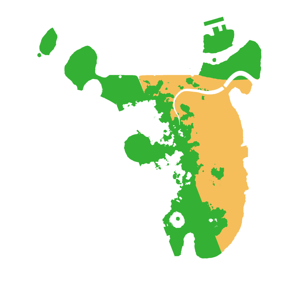 Biome Rust Map: Procedural Map, Size: 3000, Seed: 394055449