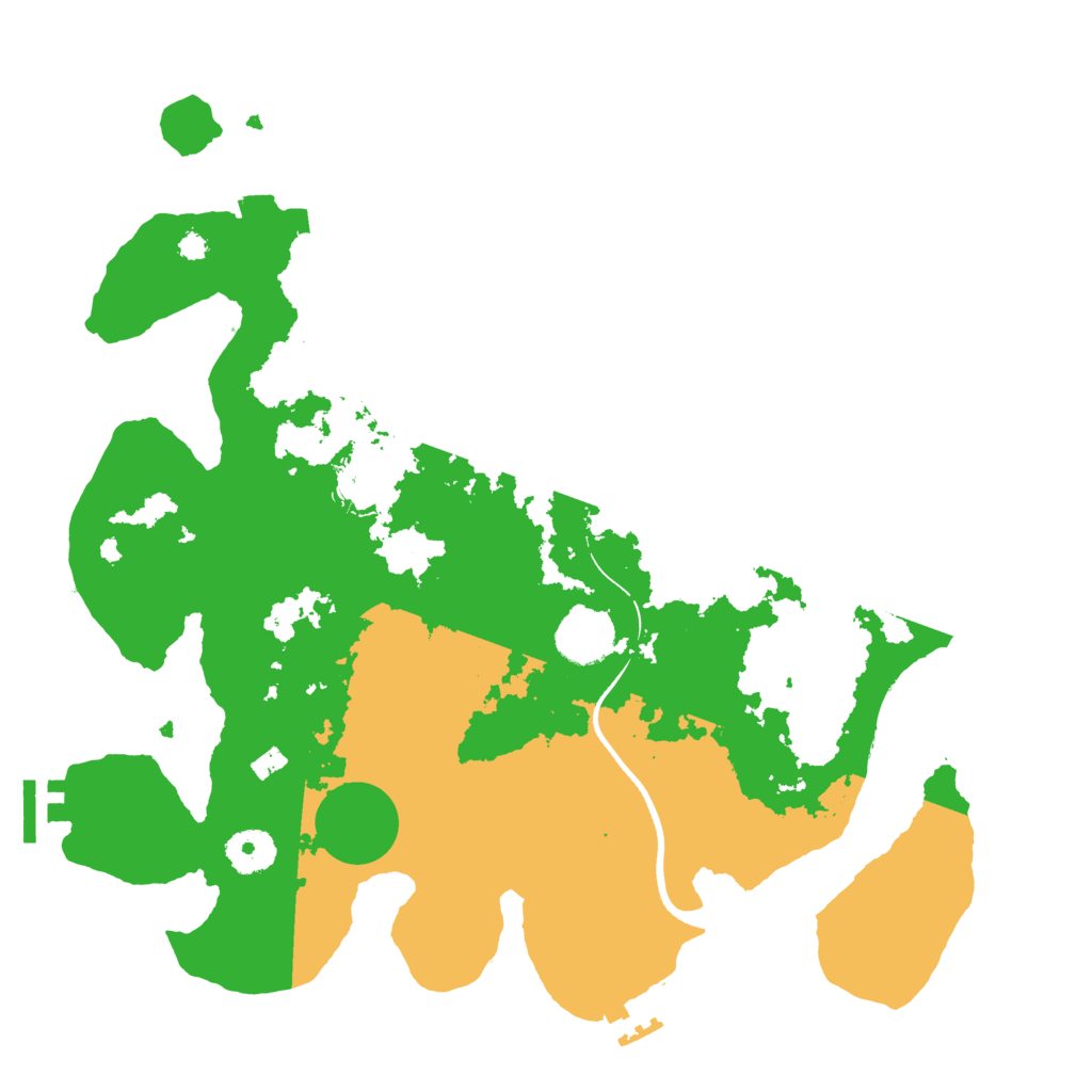 Biome Rust Map: Procedural Map, Size: 3500, Seed: 1780887199
