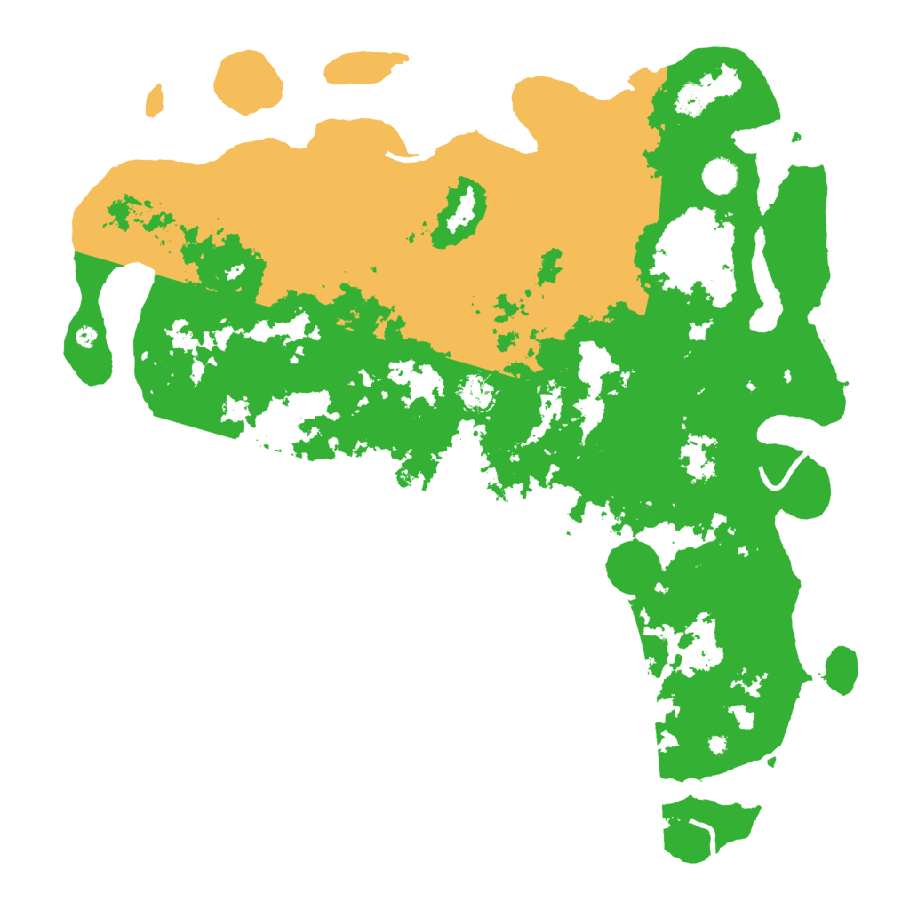 Biome Rust Map: Procedural Map, Size: 4500, Seed: 1946234153