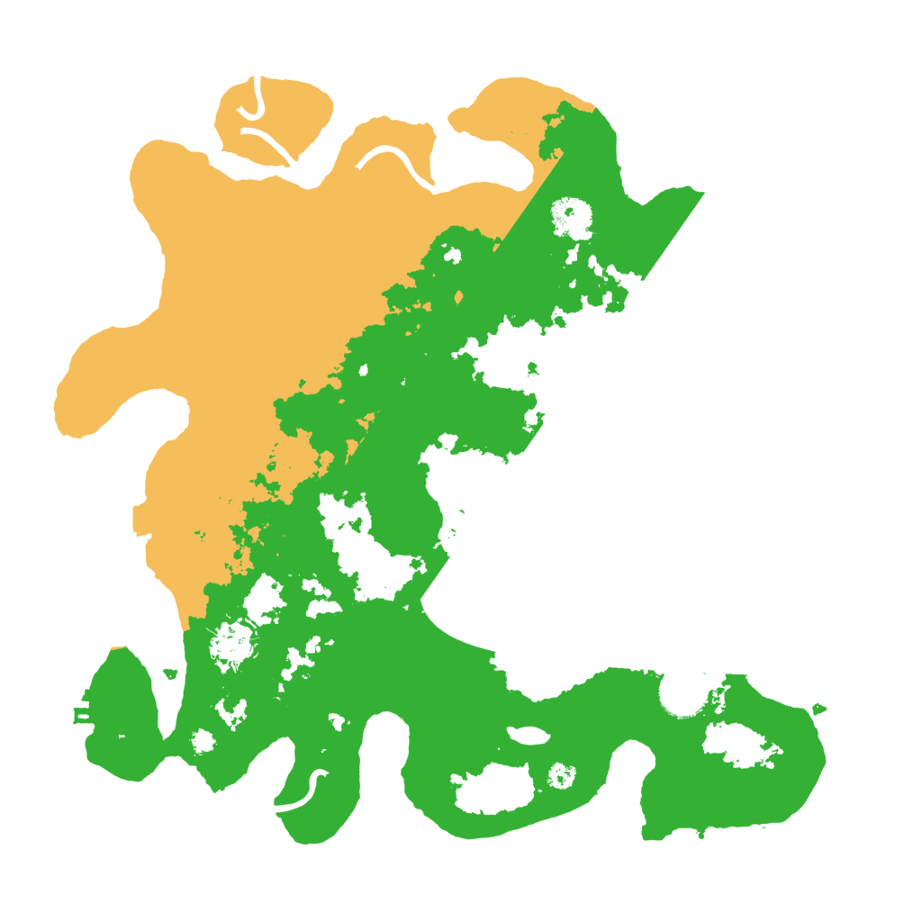 Biome Rust Map: Procedural Map, Size: 3500, Seed: 9373217