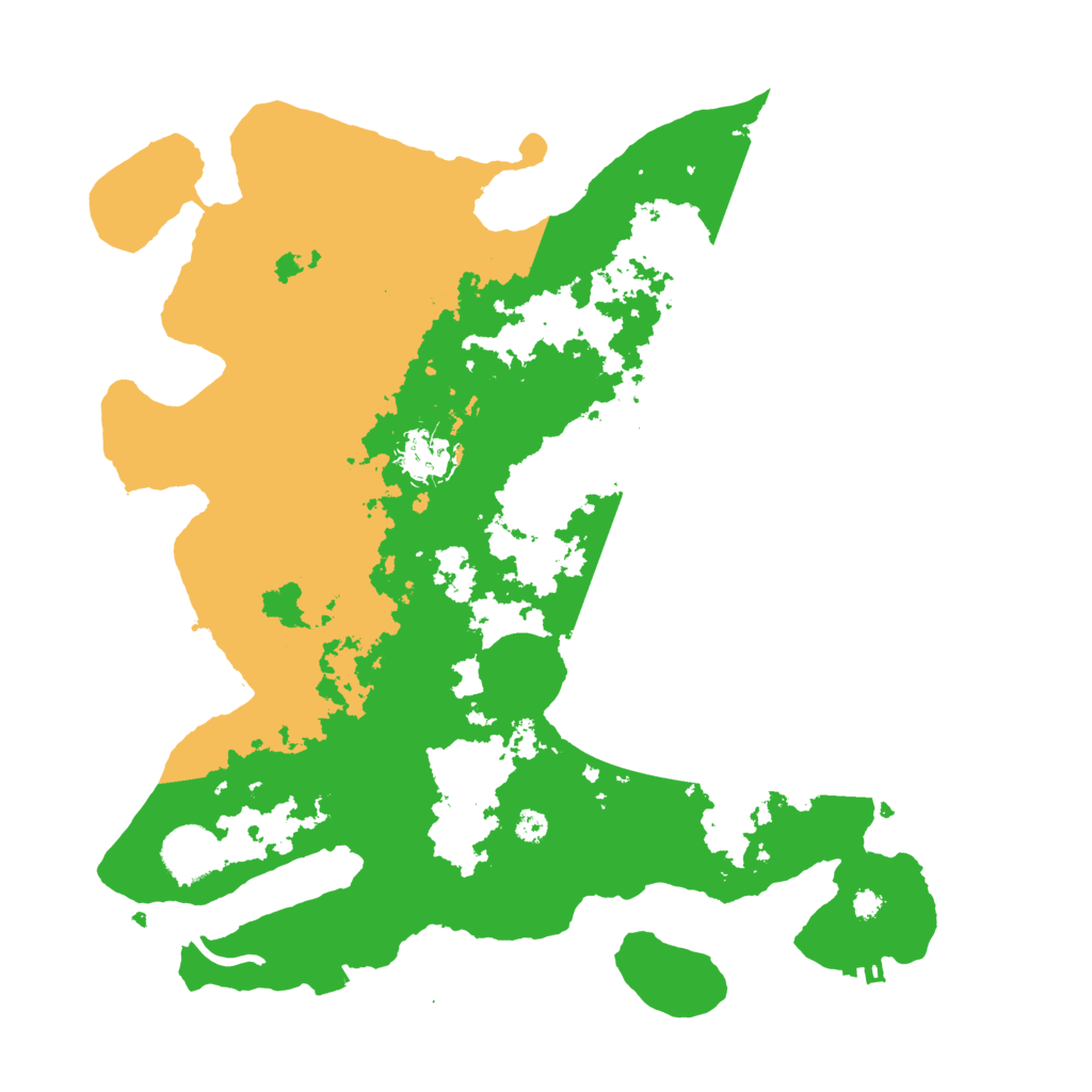 Biome Rust Map: Procedural Map, Size: 3500, Seed: 968132000
