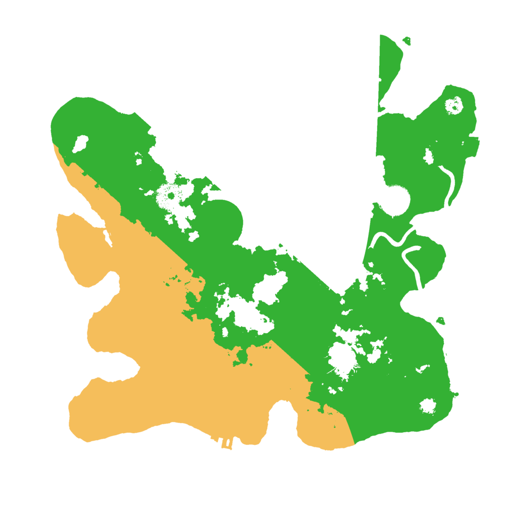 Biome Rust Map: Procedural Map, Size: 3000, Seed: 1832761654