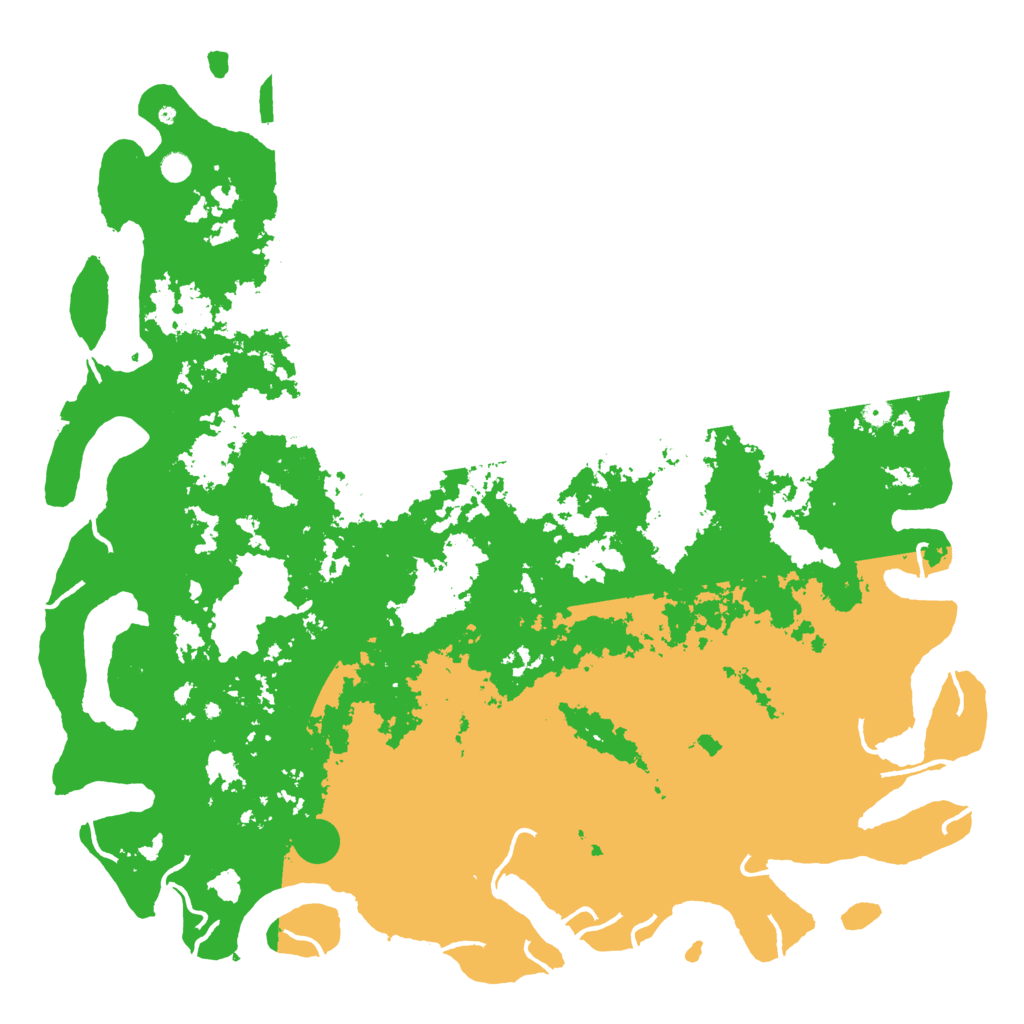 Biome Rust Map: Procedural Map, Size: 6000, Seed: 1622934309