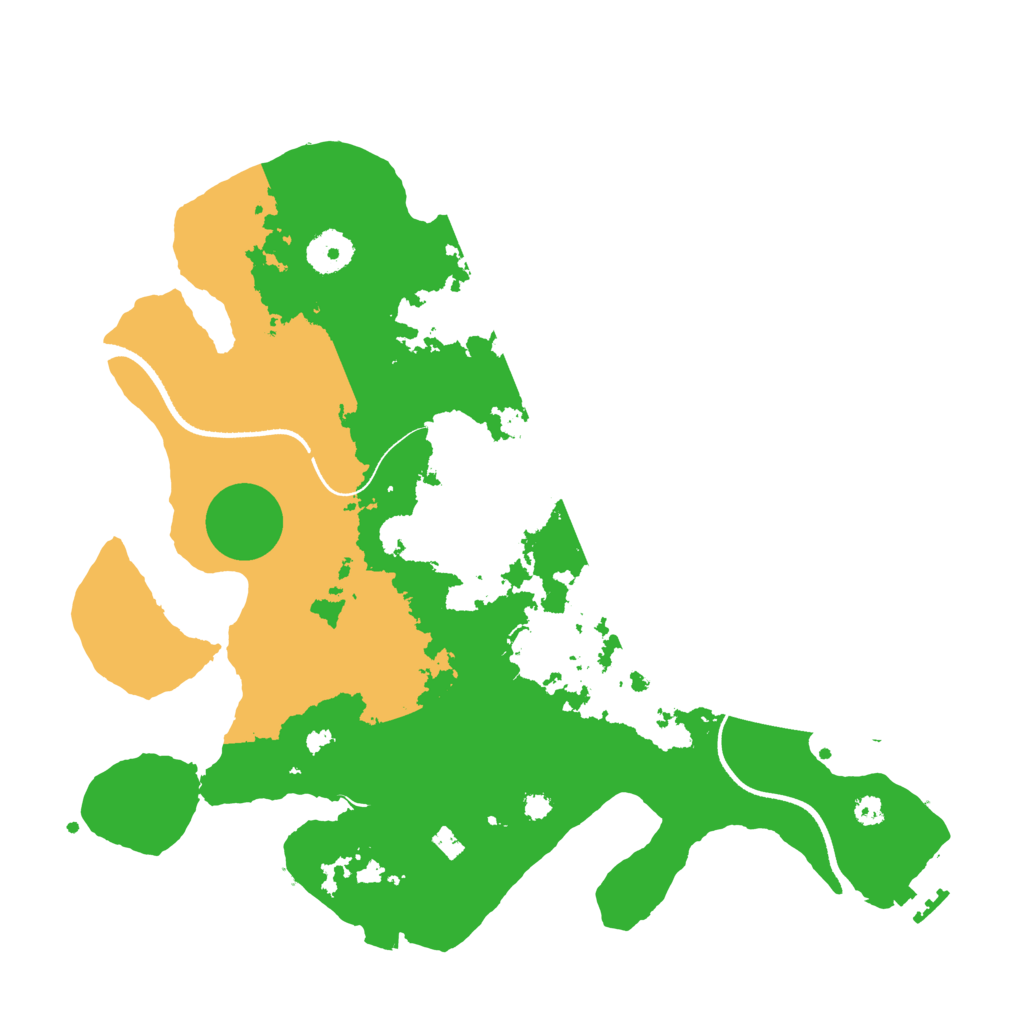 Biome Rust Map: Procedural Map, Size: 3500, Seed: 1606871717