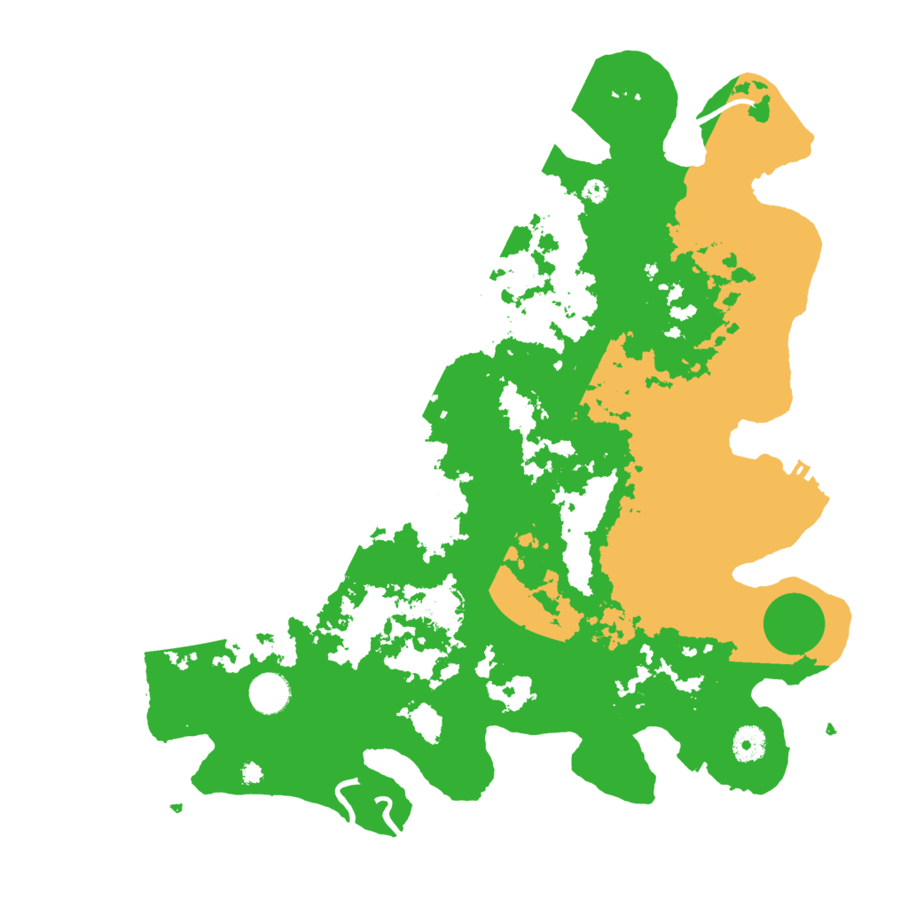 Biome Rust Map: Procedural Map, Size: 3900, Seed: 182579968