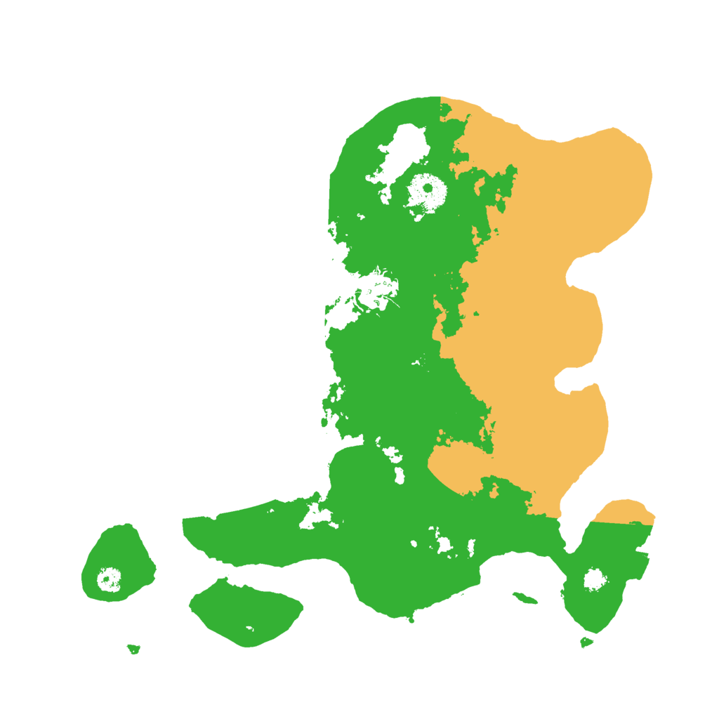 Biome Rust Map: Procedural Map, Size: 3000, Seed: 152612753