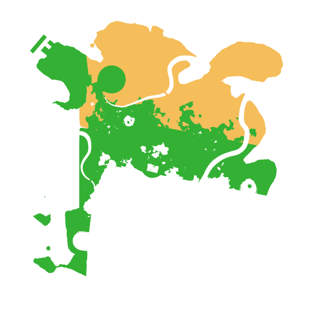 Biome Rust Map: Procedural Map, Size: 3000, Seed: 59439