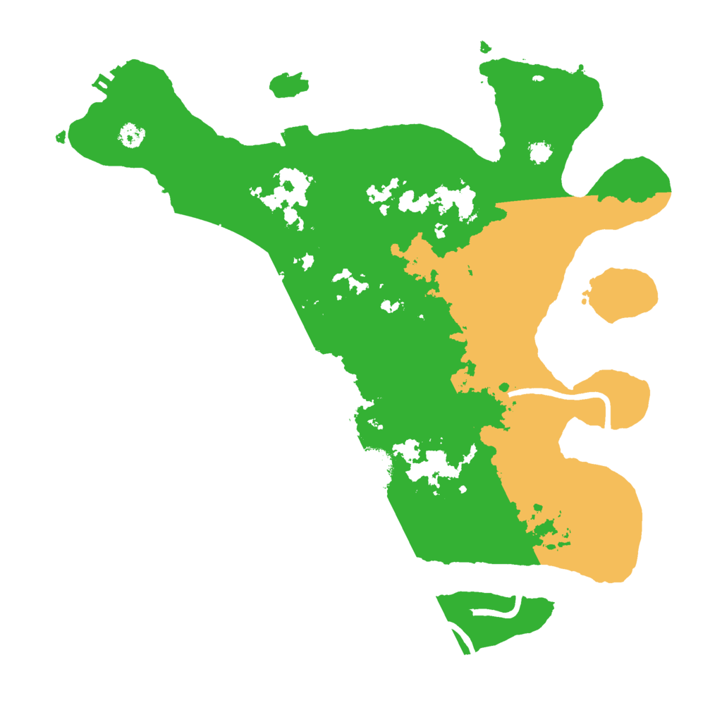 Biome Rust Map: Procedural Map, Size: 3000, Seed: 73745262