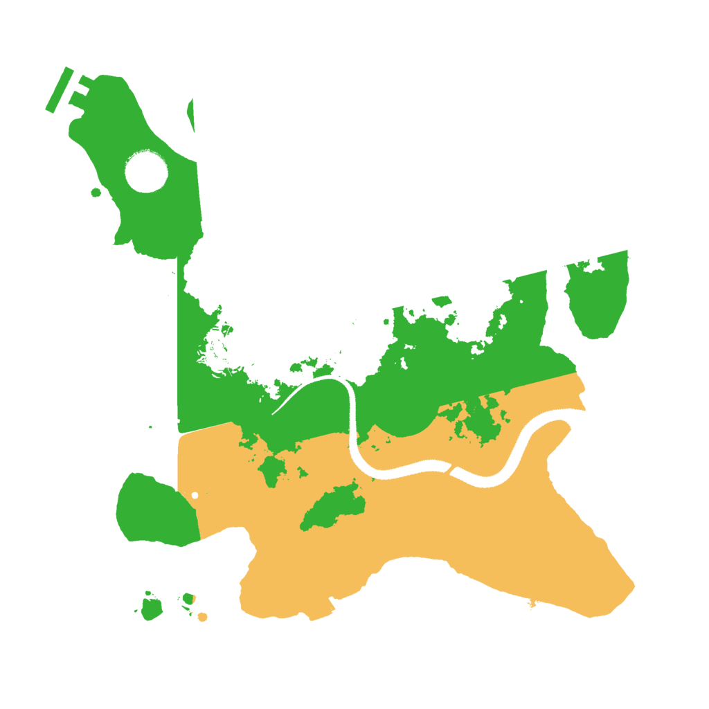 Biome Rust Map: Procedural Map, Size: 3000, Seed: 1956536868