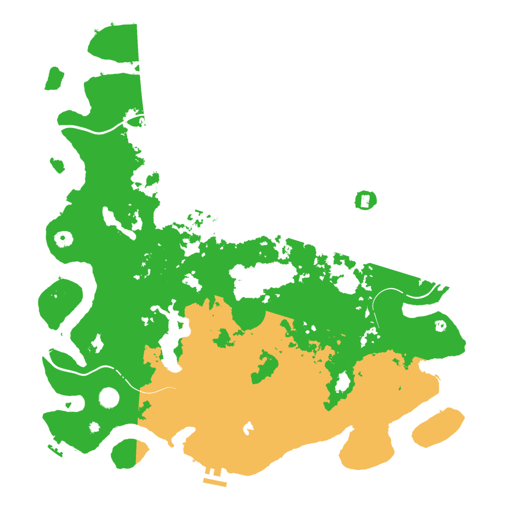 Biome Rust Map: Procedural Map, Size: 4345, Seed: 13825