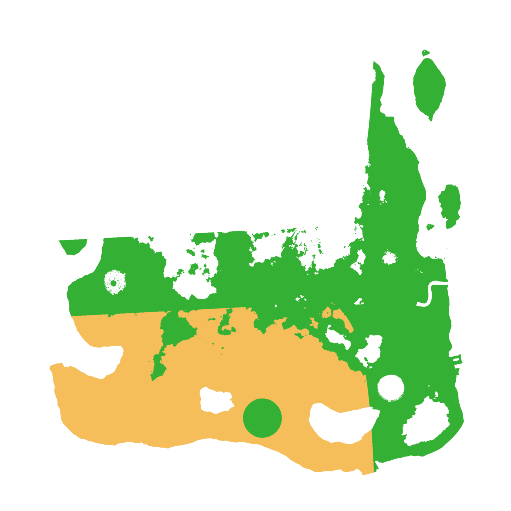 Biome Rust Map: Procedural Map, Size: 3450, Seed: 90173017