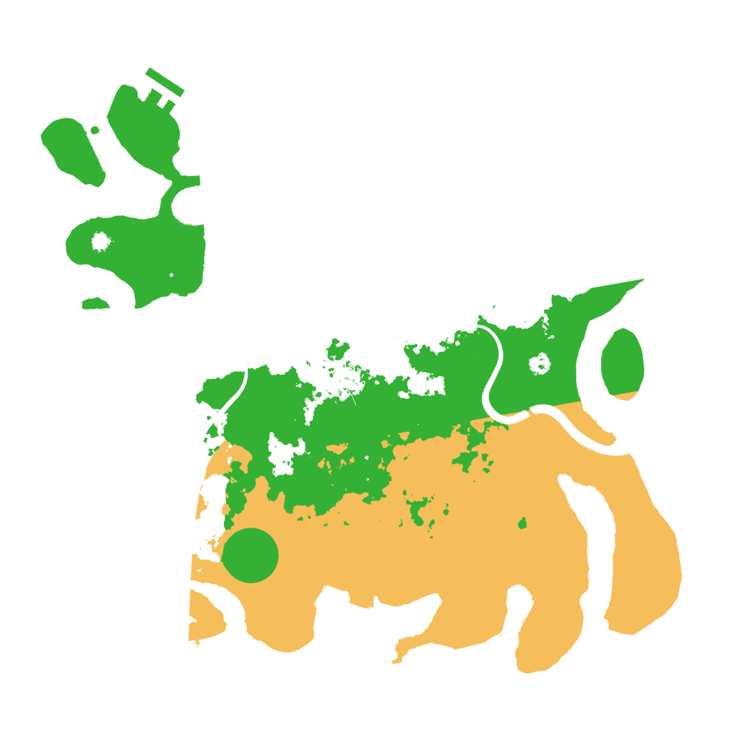 Biome Rust Map: Procedural Map, Size: 3500, Seed: 1096087160