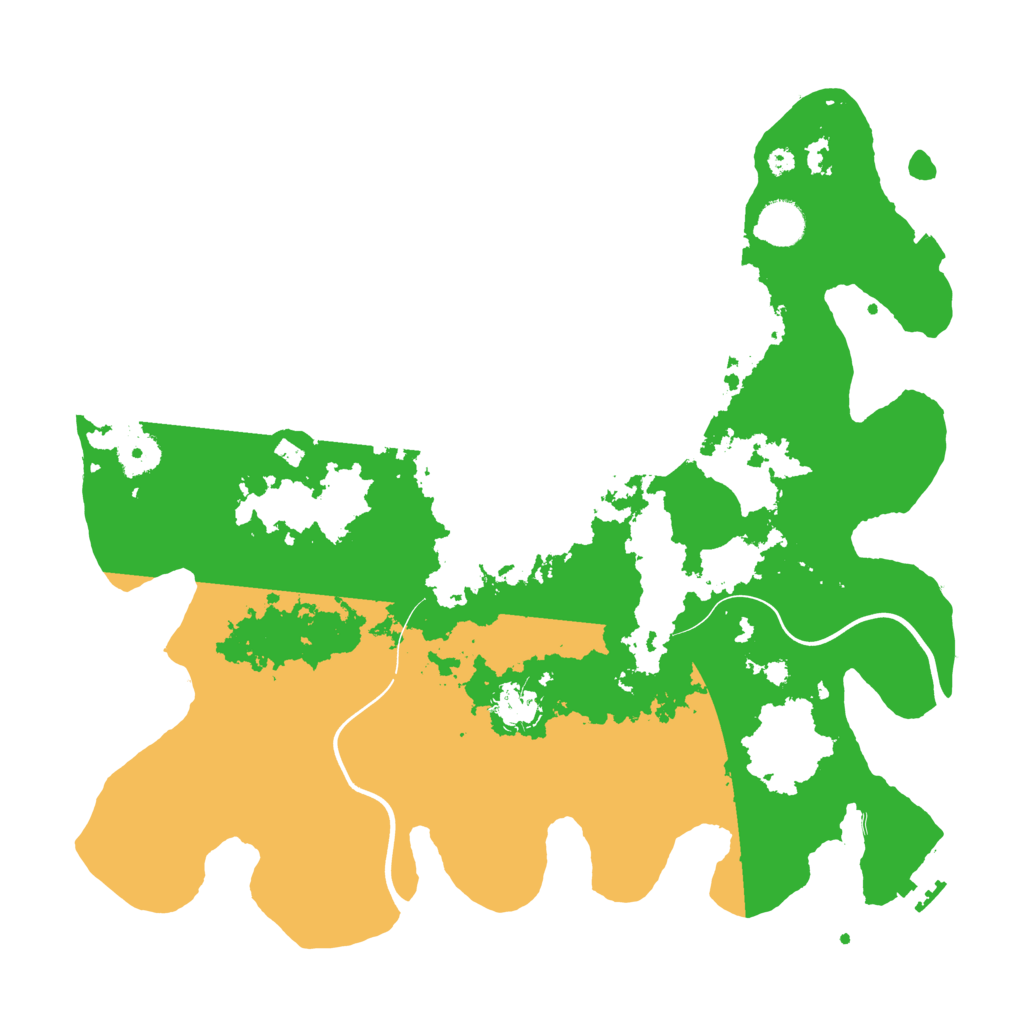Biome Rust Map: Procedural Map, Size: 3900, Seed: 88881688