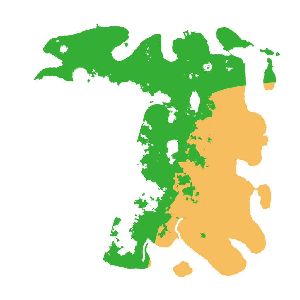 Biome Rust Map: Procedural Map, Size: 3500, Seed: 83584109