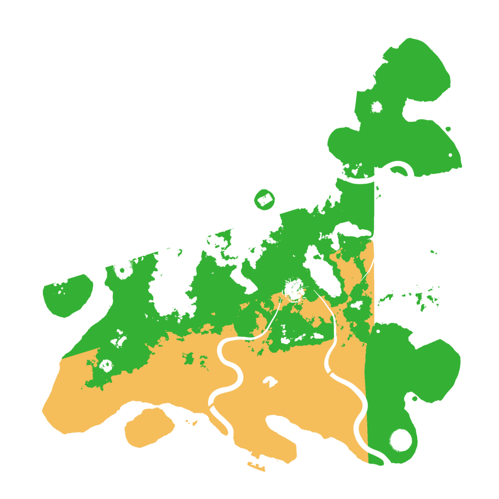 Biome Rust Map: Procedural Map, Size: 4000, Seed: 46266864