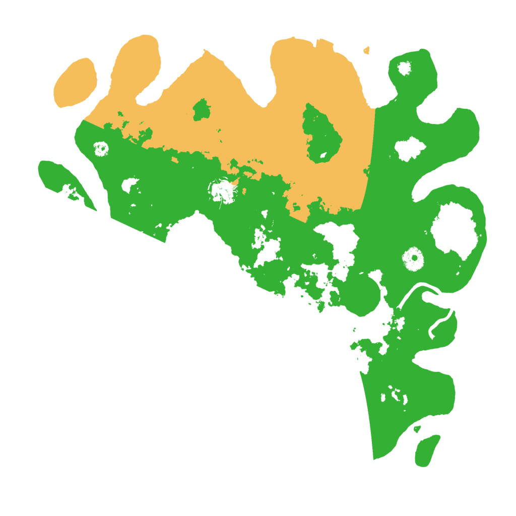 Biome Rust Map: Procedural Map, Size: 3500, Seed: 14499894