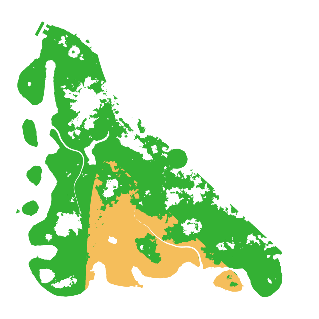 Biome Rust Map: Procedural Map, Size: 4250, Seed: 1286161172