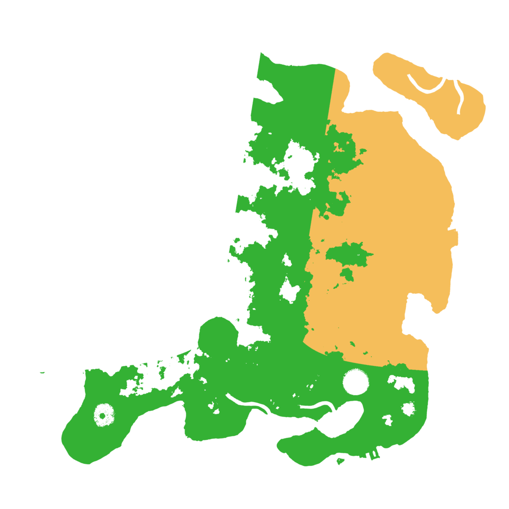 Biome Rust Map: Procedural Map, Size: 3500, Seed: 78851009