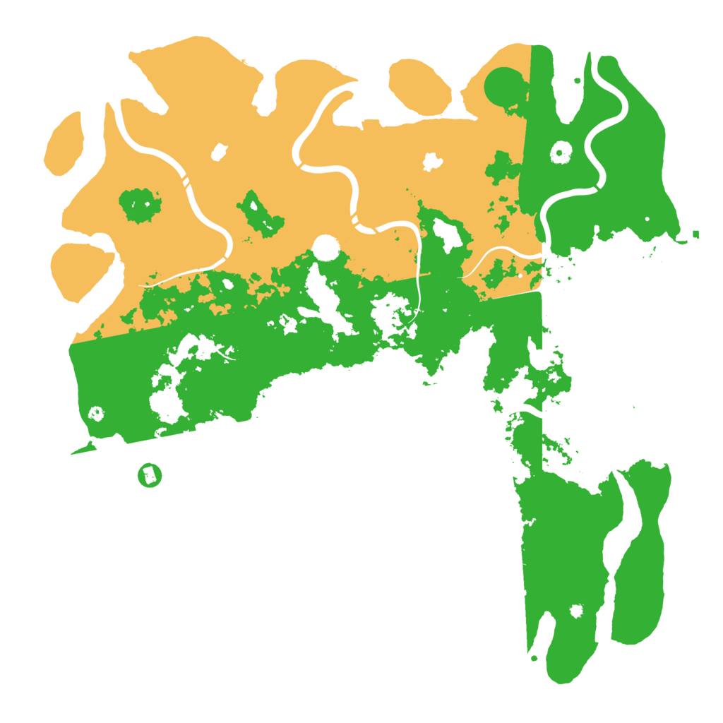Biome Rust Map: Procedural Map, Size: 4800, Seed: 3756999
