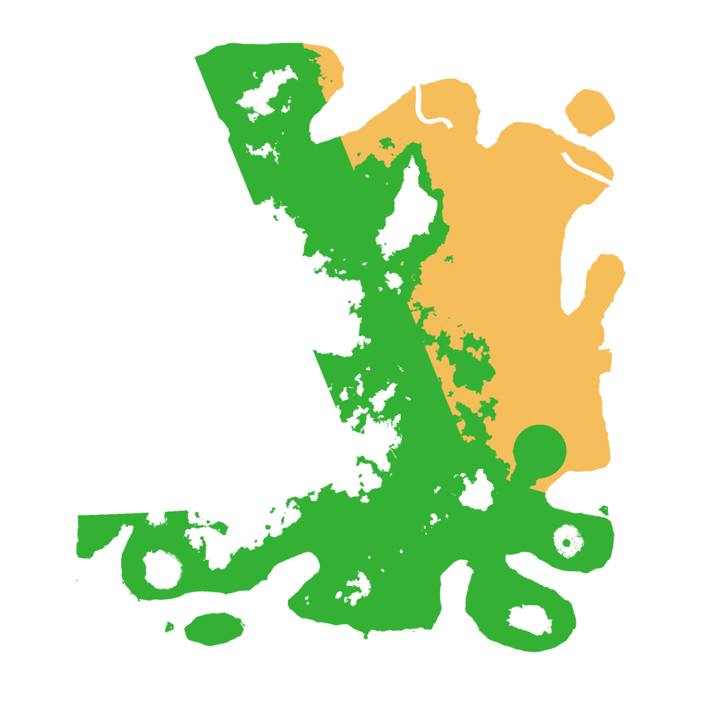 Biome Rust Map: Procedural Map, Size: 3500, Seed: 988336255