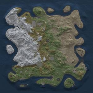 Thumbnail Rust Map: Procedural Map, Size: 4250, Seed: 1996568665, 19 Monuments