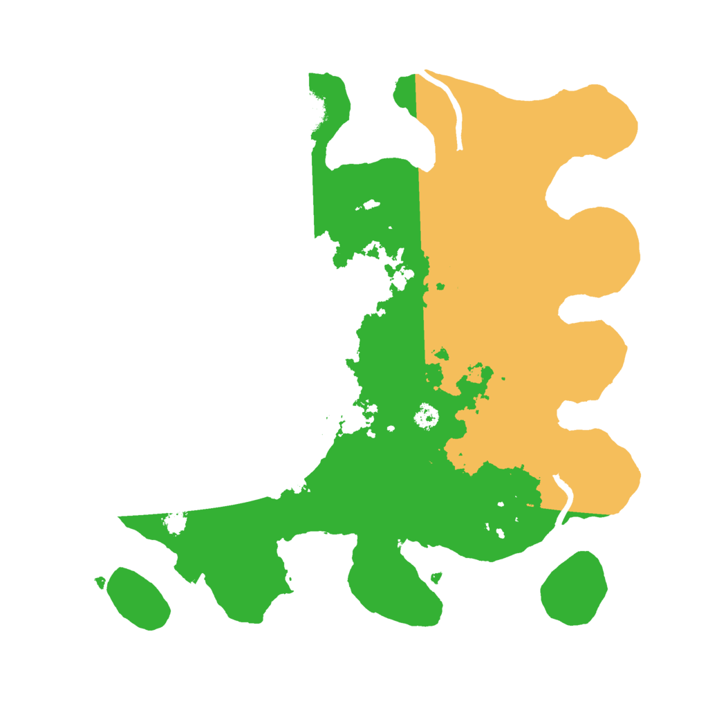 Biome Rust Map: Procedural Map, Size: 3000, Seed: 1238391168
