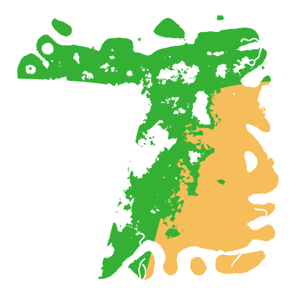 Biome Rust Map: Procedural Map, Size: 4500, Seed: 719285935