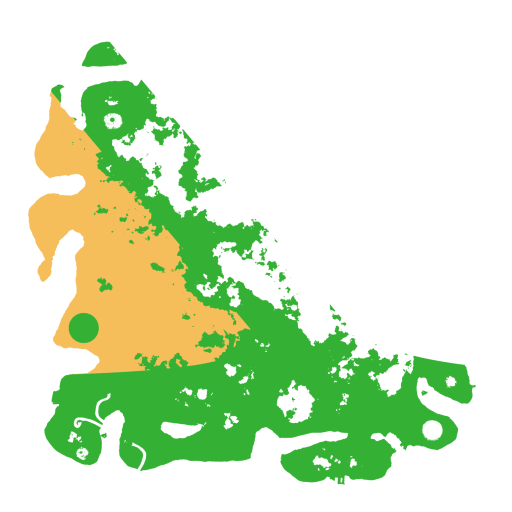 Biome Rust Map: Procedural Map, Size: 4500, Seed: 1221509801