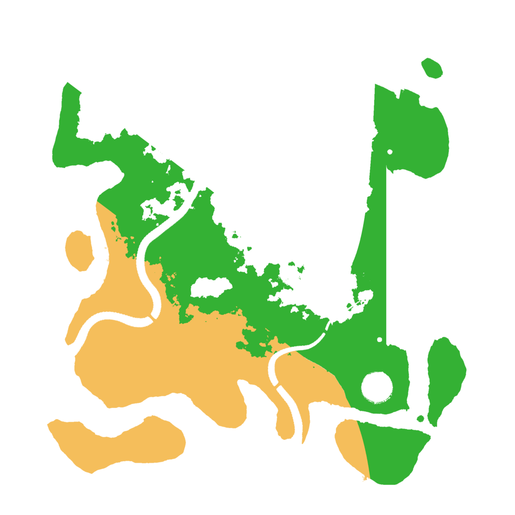 Biome Rust Map: Procedural Map, Size: 3000, Seed: 1002488350