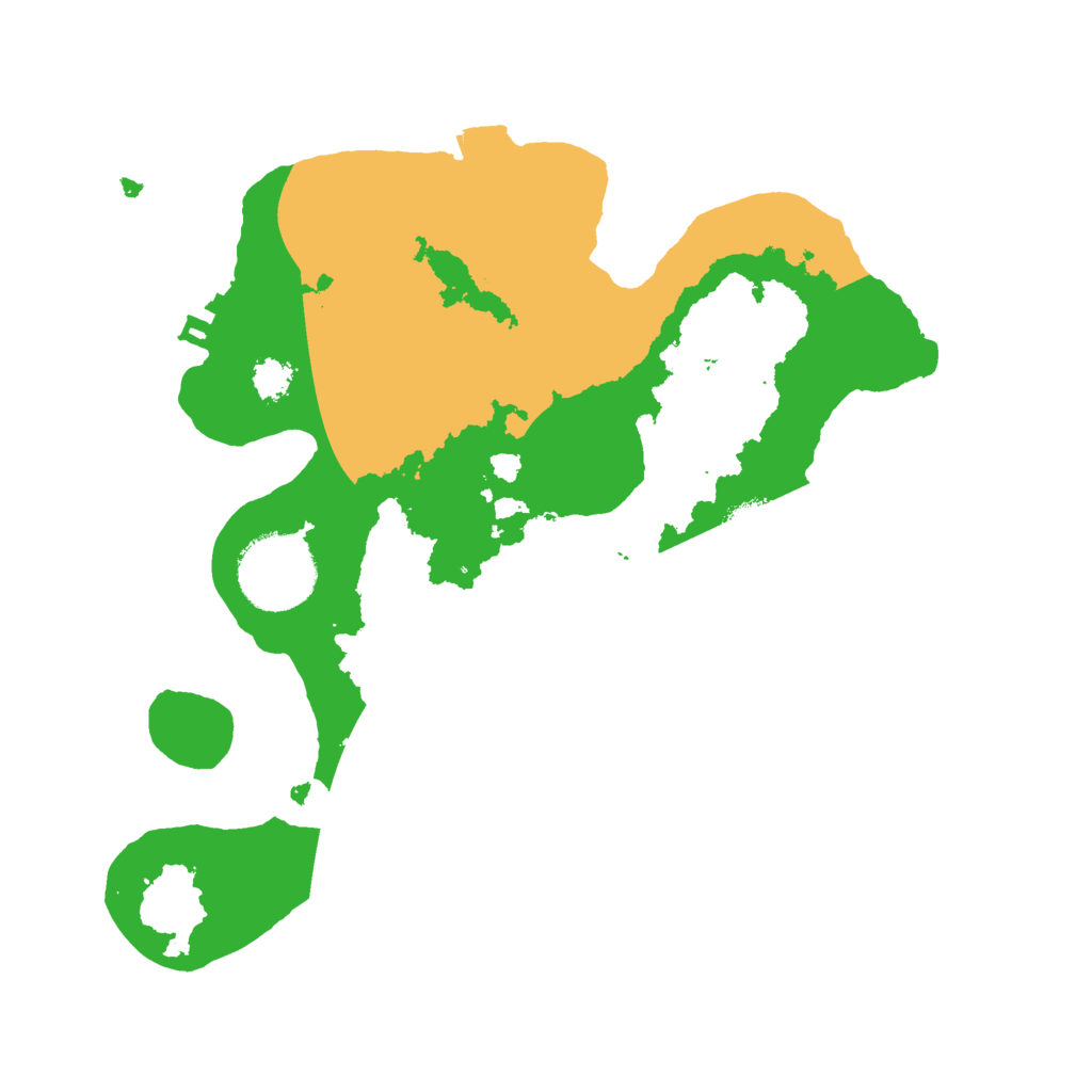 Biome Rust Map: Procedural Map, Size: 2500, Seed: 1449075479