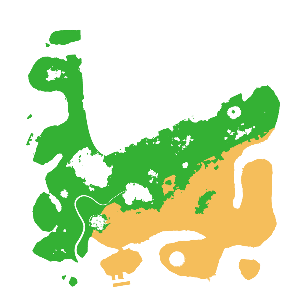 Biome Rust Map: Procedural Map, Size: 3500, Seed: 474461480