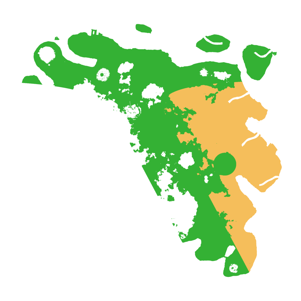 Biome Rust Map: Procedural Map, Size: 3500, Seed: 278534313