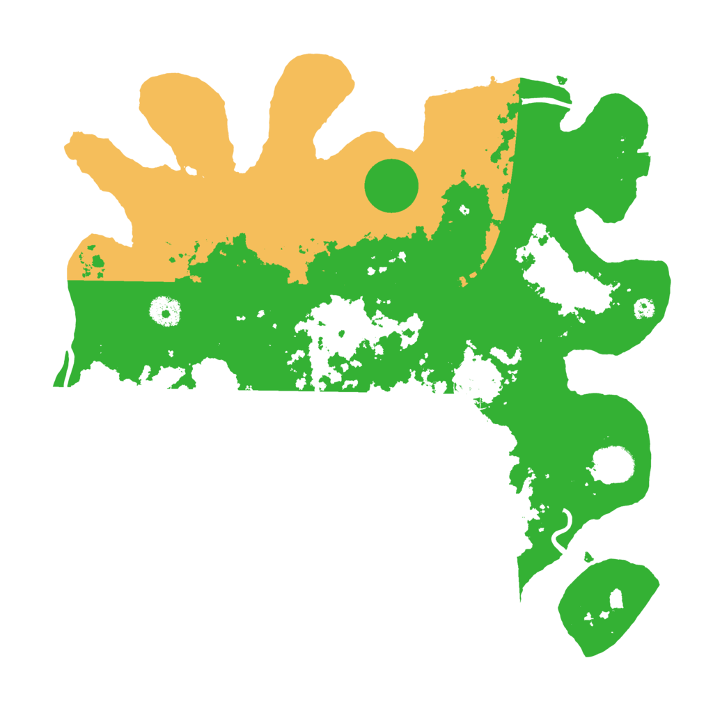 Biome Rust Map: Procedural Map, Size: 3500, Seed: 738121092