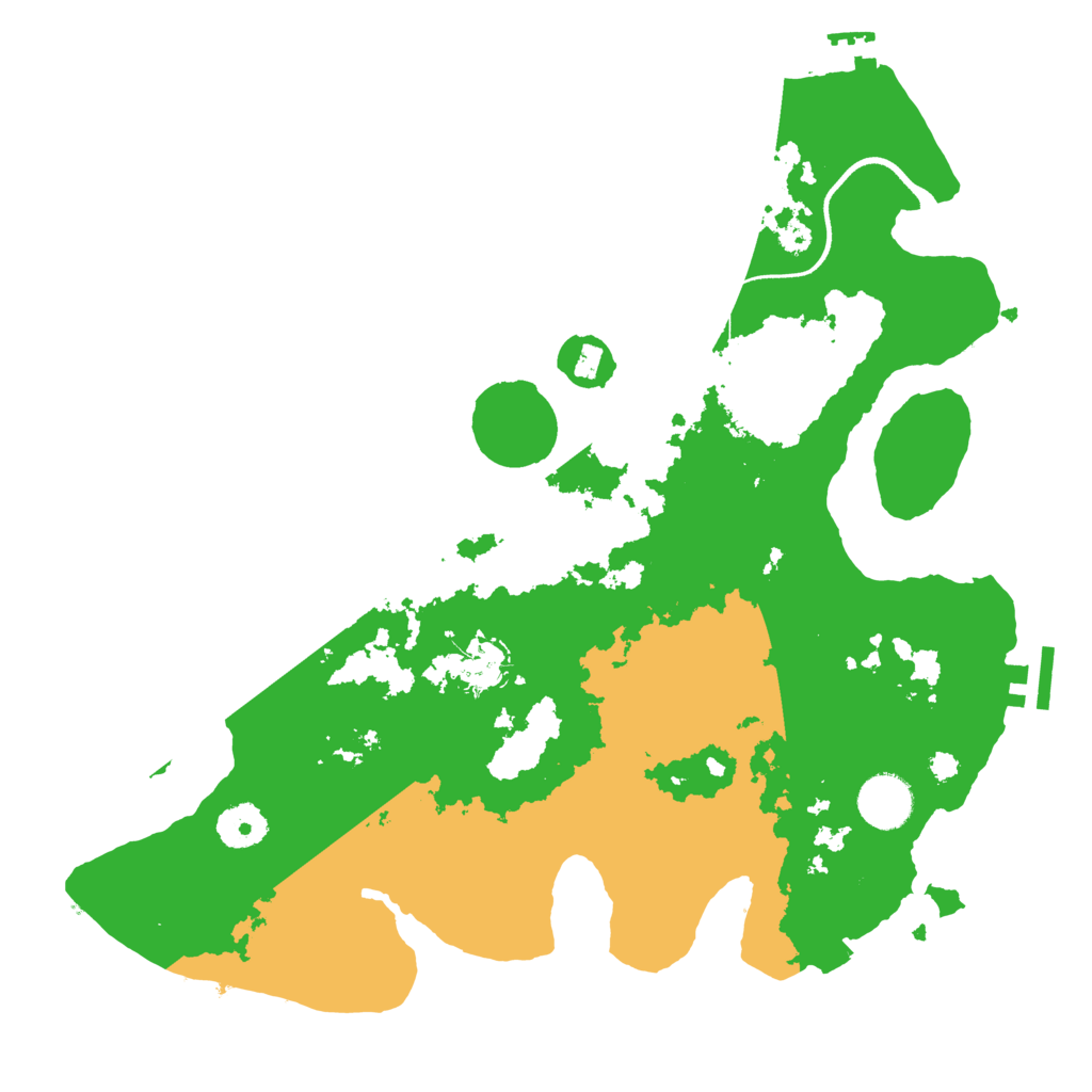 Biome Rust Map: Procedural Map, Size: 3500, Seed: 1096350874