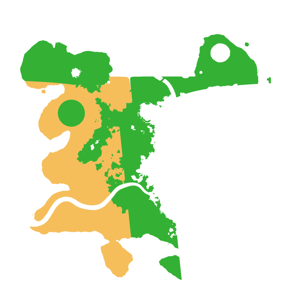 Biome Rust Map: Procedural Map, Size: 3000, Seed: 1157360907