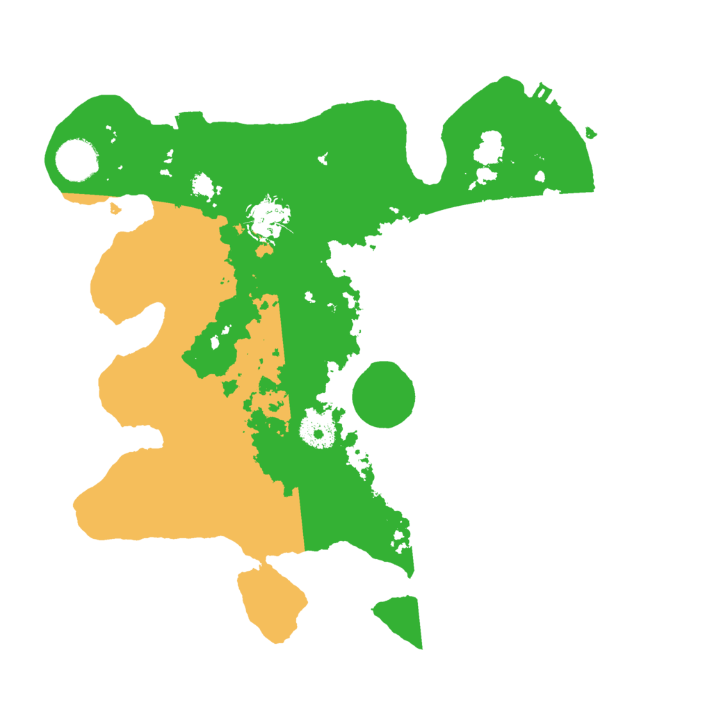 Biome Rust Map: Procedural Map, Size: 3000, Seed: 1157360907