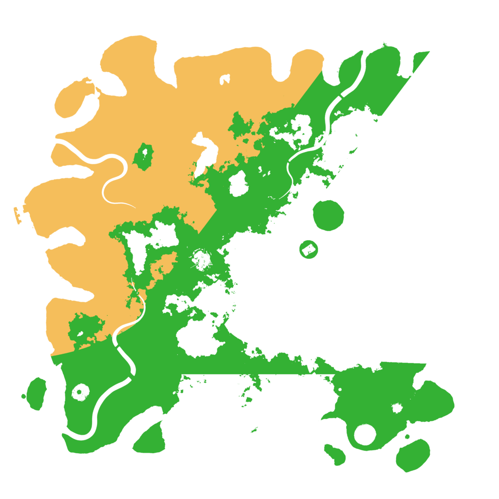 Biome Rust Map: Procedural Map, Size: 4400, Seed: 21801081
