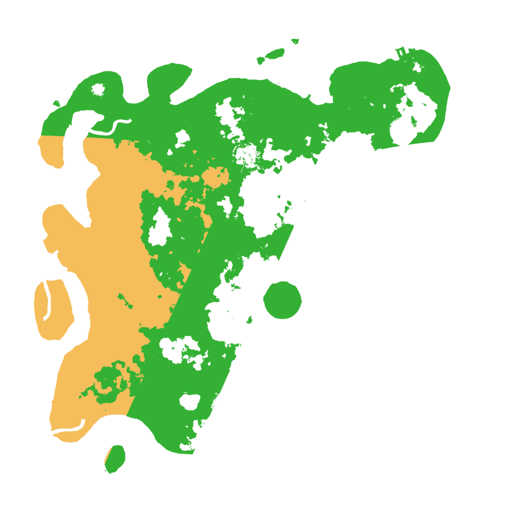 Biome Rust Map: Procedural Map, Size: 3650, Seed: 1239