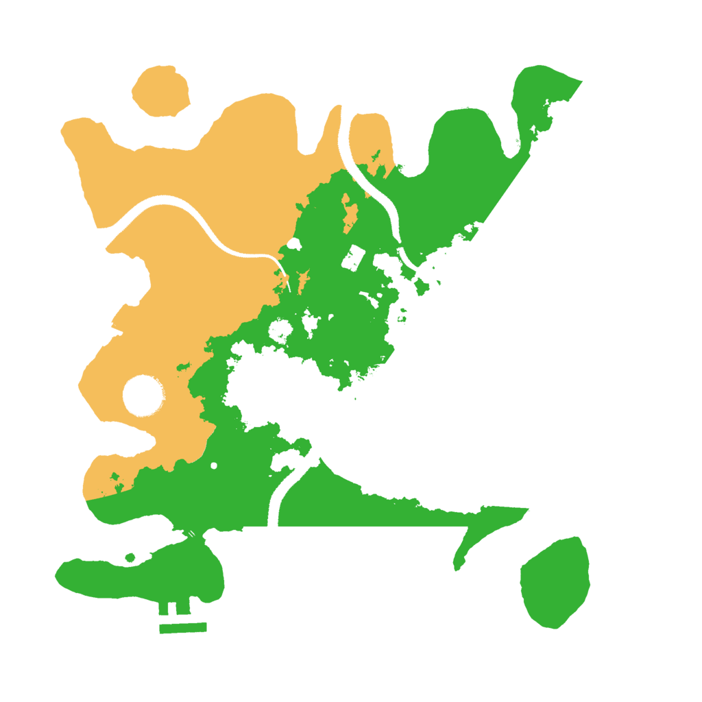 Biome Rust Map: Procedural Map, Size: 3000, Seed: 758064598
