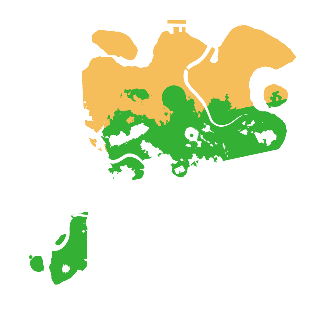 Biome Rust Map: Procedural Map, Size: 3500, Seed: 1102870313