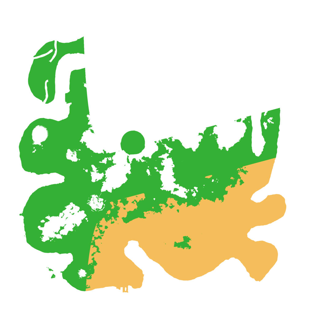 Biome Rust Map: Procedural Map, Size: 3500, Seed: 924343527
