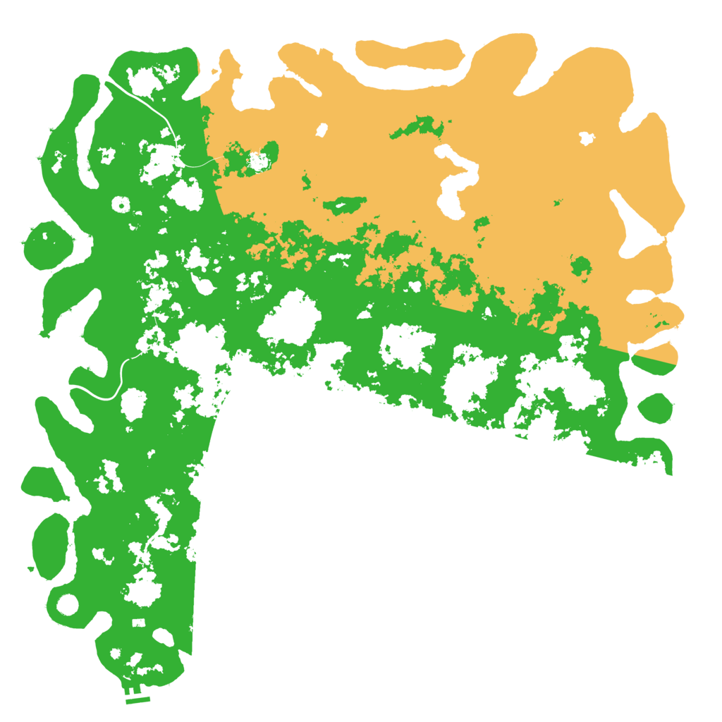 Biome Rust Map: Procedural Map, Size: 6000, Seed: 2136