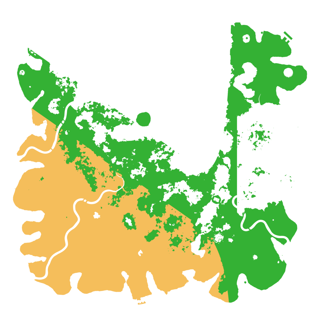 Biome Rust Map: Procedural Map, Size: 6000, Seed: 18246839