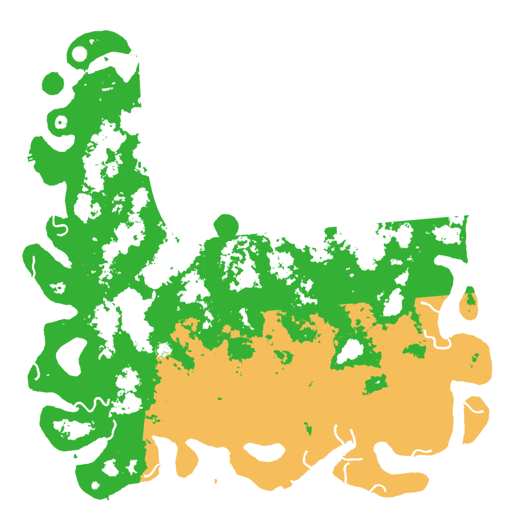 Biome Rust Map: Procedural Map, Size: 6000, Seed: 396727111