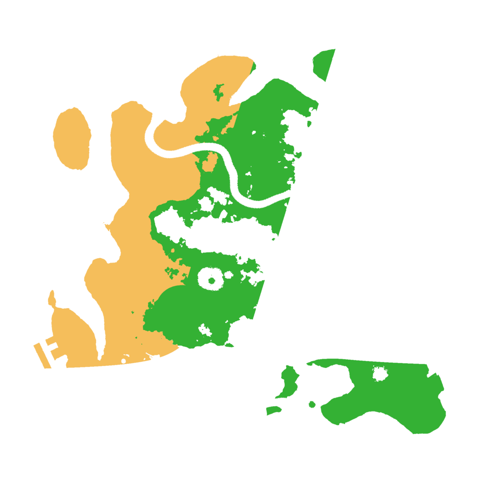 Biome Rust Map: Procedural Map, Size: 3000, Seed: 6293